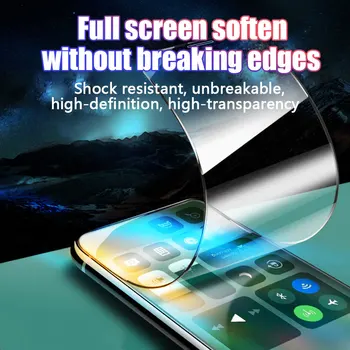 Keramična Vlakna Zaščitnik Zaslon Zaščitna Za iPhone 12 11 Pro XS Max Mini Kaljeno Steklo Na iPhone XR X 7 6 8 6S Plus SE 2020