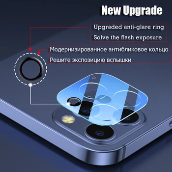 Fotoaparat Kaljeno Steklo Za iPhone 12 11 Pro Xs Max Objektiv Zaščitnik Zaslon Na Za iPhone X XR 12 Mini Zaščitno folijo