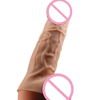 Ogrevanje/Vrtenje/Vibracijska/Thrusting Realističen Penis Silicij Dildo, Vibrator Sex Igrača za Ženske G Spot Orgazem Seks Pištolo Stroj