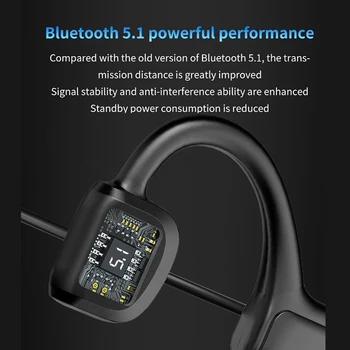 G2 Brezžične Bluetooth Slušalke Kostne Prevodnosti Slušalke Stereo Slušalka Podpira TF Kartice Šport Vodotesne Slušalke Z Mikrofonom