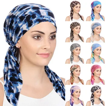 2021 Nov elastična bombaž barva ovijte glavo, rute in Klobuki muslimanskih turban pokrova za ženske Notranje Hidžab Klobuk ženski turbantes kape