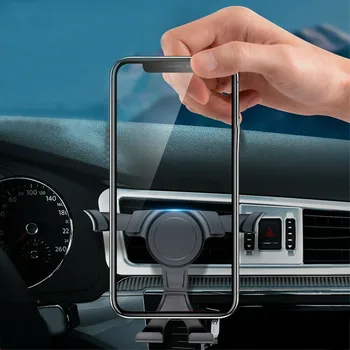 Universal Gravity Clamping Car Air Vent Mount Mobile Phone Holder Stand Bracket