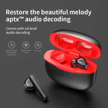 DODOCASE L33 Brezžične Slušalke Šport Čepkov Nepremočljiva šumov Glasbo, Slušalke Za Huawei Iphone Bluetooth Slušalke