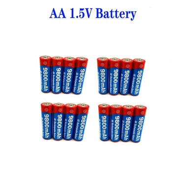 2021 New2~20pcs/veliko blagovne Znamke AA baterija za ponovno polnjenje 9800mah 1,5 V Novi Alkalni Polnilna batery za led luči, igrače, mp3