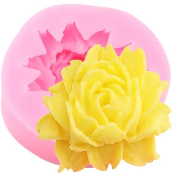 Rose Cvet Silikonsko Plesni Cupcake Pokrivalo Fondat Plesni DIY Torta Dekoraterstvo Orodja Milo Smolo Gline, Sladkarije, Čokolada Gumpaste Plesni