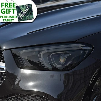 Avtomobilski Žarometi Zaščitno folijo Luč Pregledna TPU Črno Nalepko Za Mercedes Benz GLE Razred SUV W167 2020 AMG dodatna Oprema