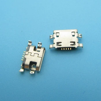 100 kozarcev Mini Micro USB DC priključek za polnilnik Priključek jack vtič za Alcatel 5025g polnilnik dock