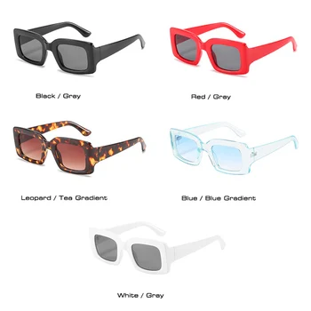 SHAUNA Kovine, Spona Retro Ženske Kvadratnih sončna Očala Modni Moški Očala Odtenki UV400