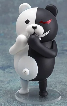 10 CM Monocuma Igrača Monokuma Black & White Bear Akcijska Figura, Risanka Živali Slika Božična Darila za Otroke Domov Dekoracijo