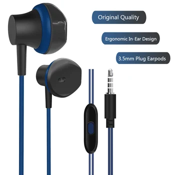 Žice, Šport, Glasbo, Slušalke U22 Z Mic in-Ear Slušalke Za Mobilni Telefon, PC Pad Laptop 3,5 MM Žična Slušalka Stereo Za Android IOS
