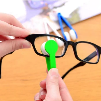 1PC 5 Barvo Dve strani Mini Mikrovlaken sončna Očala Krtačo Eyeglass Čistilo Krtačo Očala Zbadanje Čistilo Očala Čisto Orodje za Krtačo