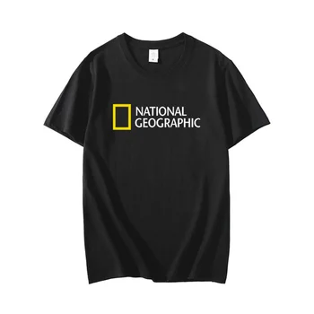 2021 Poletje Vroče Prodajo Visoko Kakovostnih T-shirt National Geographic Natisnjeni Bombaža moška T-shirt Ulica, Hip Hop Rokavi Top T-shirt