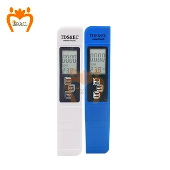 3 v 1 Digitalni LCD TDS ES Meter Pero za Vodo Tester Akvarij Bazen Samodejno Umerjanje Termometer Kakovosti Vode Čistosti Test