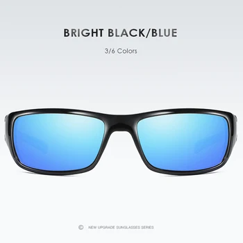 2019 Oculos Masculino Ščit Moških Polarizirana Sončna Očala Ogledalo Sončna Očala Po Meri Narejene Kratkovidnost Minus Recept Objektiv -1 Do -6