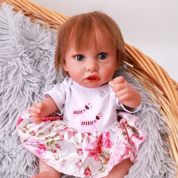 12 Inch Prerojeni Baby Doll Realne 30 cm Polni Silikona Telo Bebe Prerojeni Menina Nepremočljiva Igrača Za Dekleta Rojstni dan Božična Darila